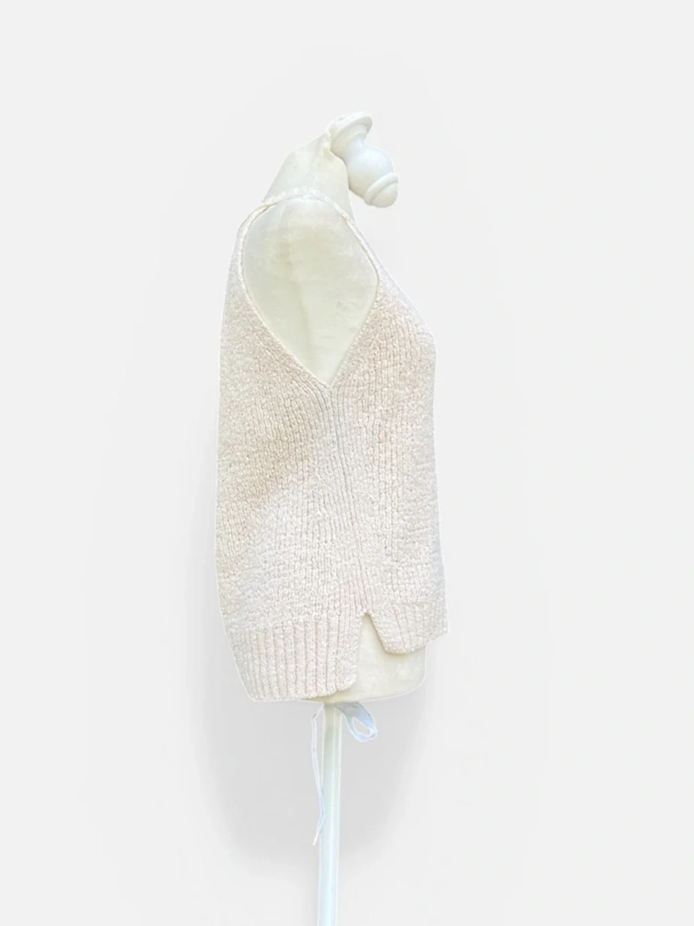 J. Crew Hi-Neck Sweater Tank in Antique White (Cream) Size Small - Picture 5 of 10